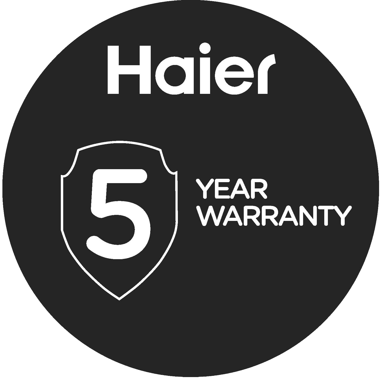 HAIER 5Y Warranty